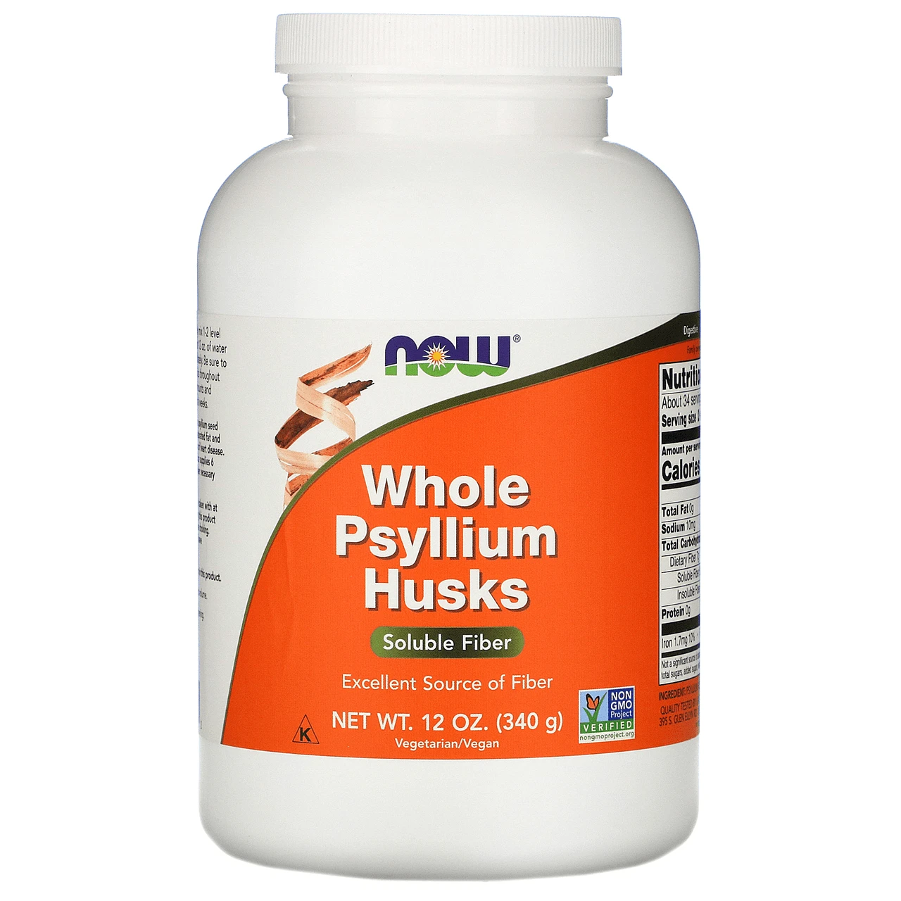 Now Foods Psyllium Husk Whole 12 Oz 1 Now Foods Psyllium Husk Whole 12 Oz