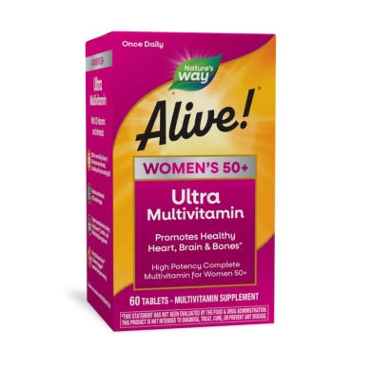 Nature's Way Alive! Once Daily Women's 50+ 60 Tabs 1 Nature's Way Alive! Once Daily Women's 50+ 60 Tabs