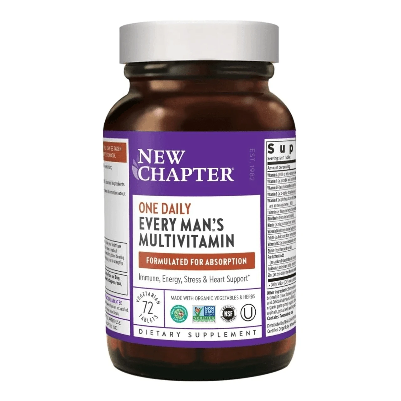 New Chapter Every Man's One Daily 72 Tabs 1 New Chapter Every Man's One Daily 72 Tabs