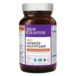New Chapter Men's Advanced Multivitamin 120 Tablets