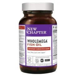 New Chapter WHOLEmega 1000mg 120 Soft Gels