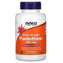 Now Foods Pantethine 600mg 60 Softgels