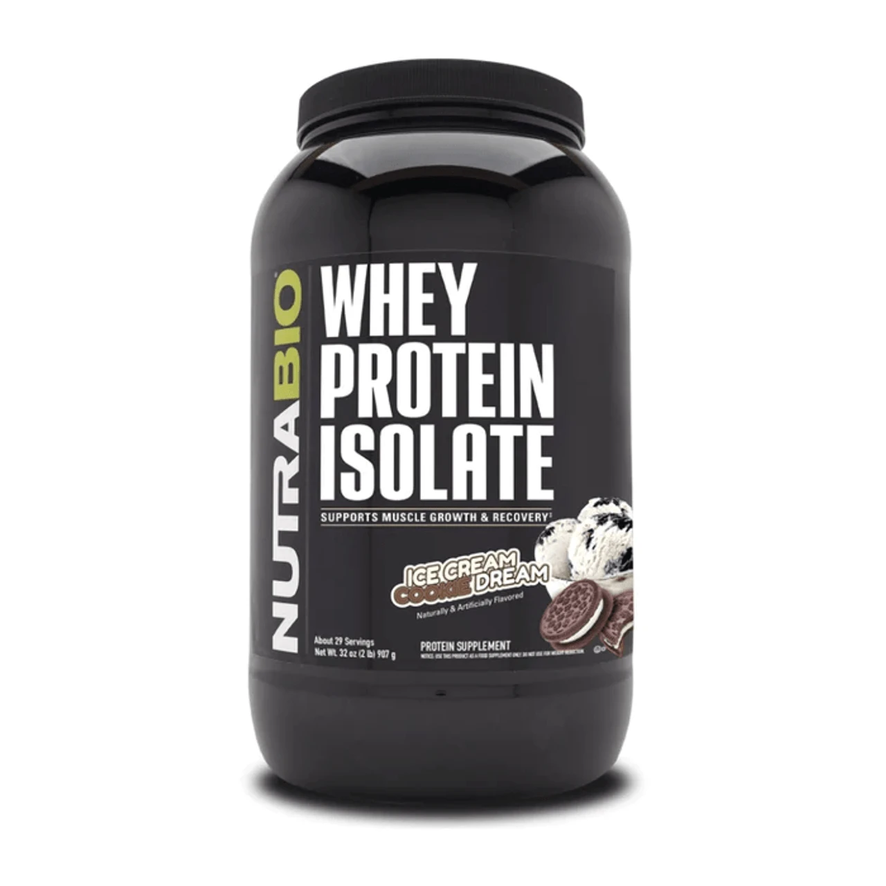 NutraBio 100% Whey Protein Isolate 2lb 2 NutraBio 100% Whey Protein Isolate 2lb - Image 2