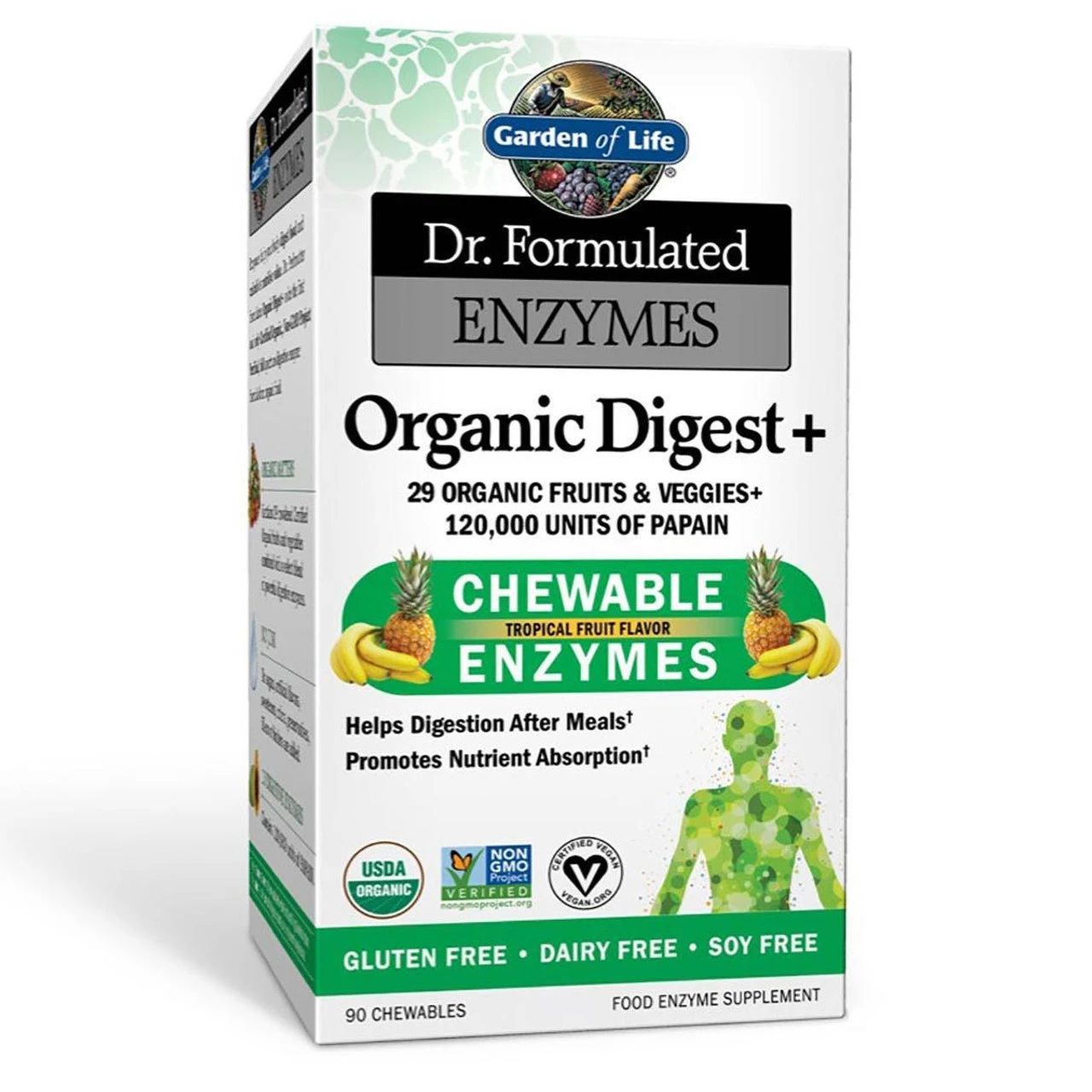 Garden Of Life Dr. Formulated Organic Digest+ 1 Garden Of Life Dr. Formulated Organic Digest+
