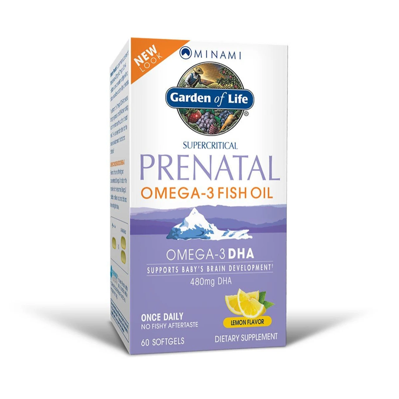 Minami Nutrition Prenatal Omega-3 Fish Oil Lemon Flavor 60 Gels 1 Minami Nutrition Prenatal Omega-3 Fish Oil Lemon Flavor 60 Gels