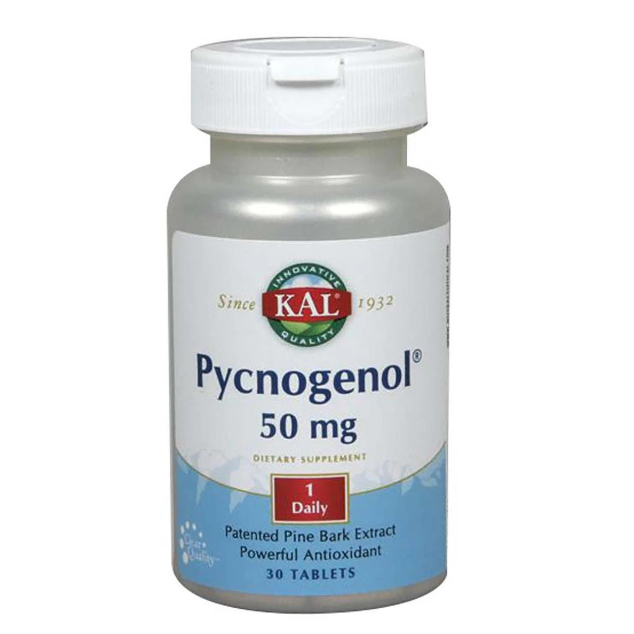 KAL Pycnogenol 50mg 30 Tablets 1 KAL Pycnogenol 50mg 30 Tablets