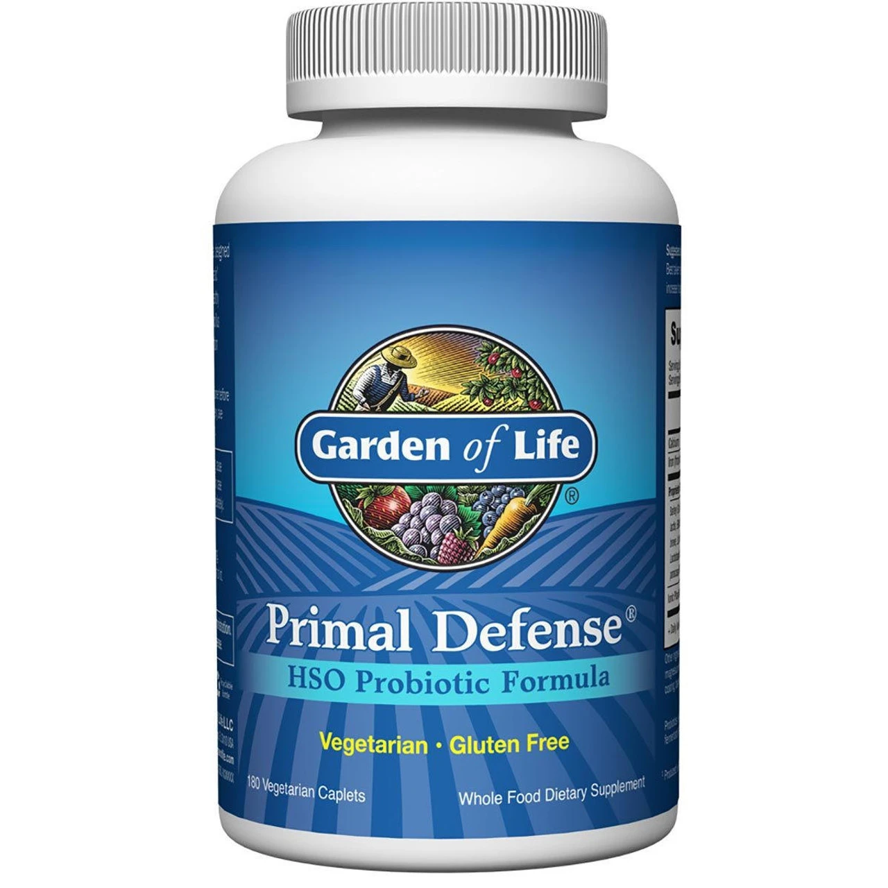 Garden Of Life Primal Defense HSO Probiotic Formula 180 Caplets 1 Garden Of Life Primal Defense HSO Probiotic Formula 180 Caplets