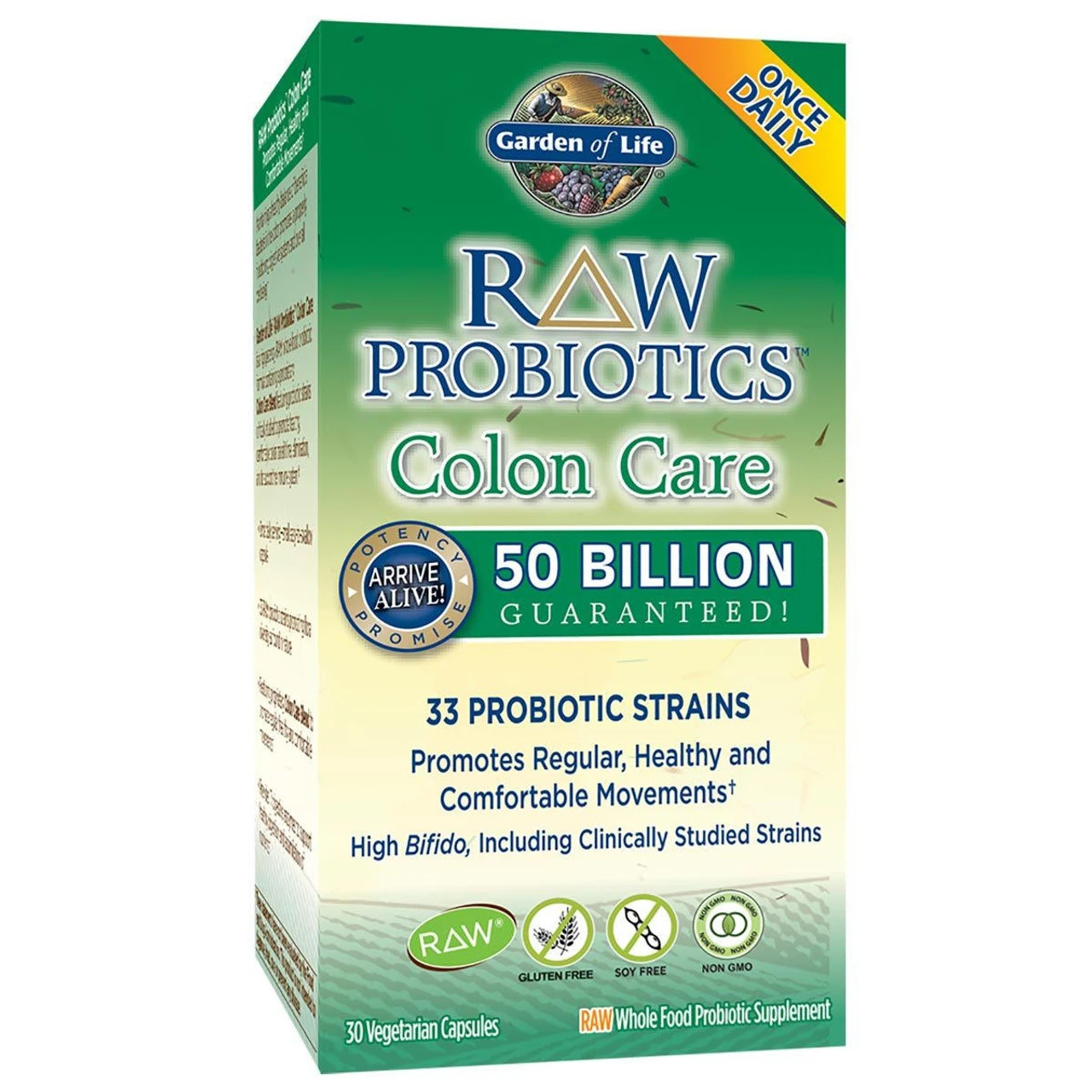 Garden Of Life Raw Probiotics Colon Care 30 Capsules 1 Garden Of Life Raw Probiotics Colon Care 30 Capsules