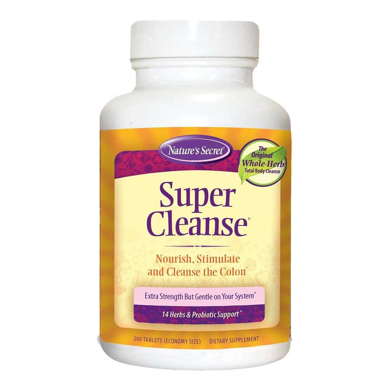 Nature's Secret Super Cleanse 200 Tablets 1 Nature's Secret Super Cleanse 200 Tablets