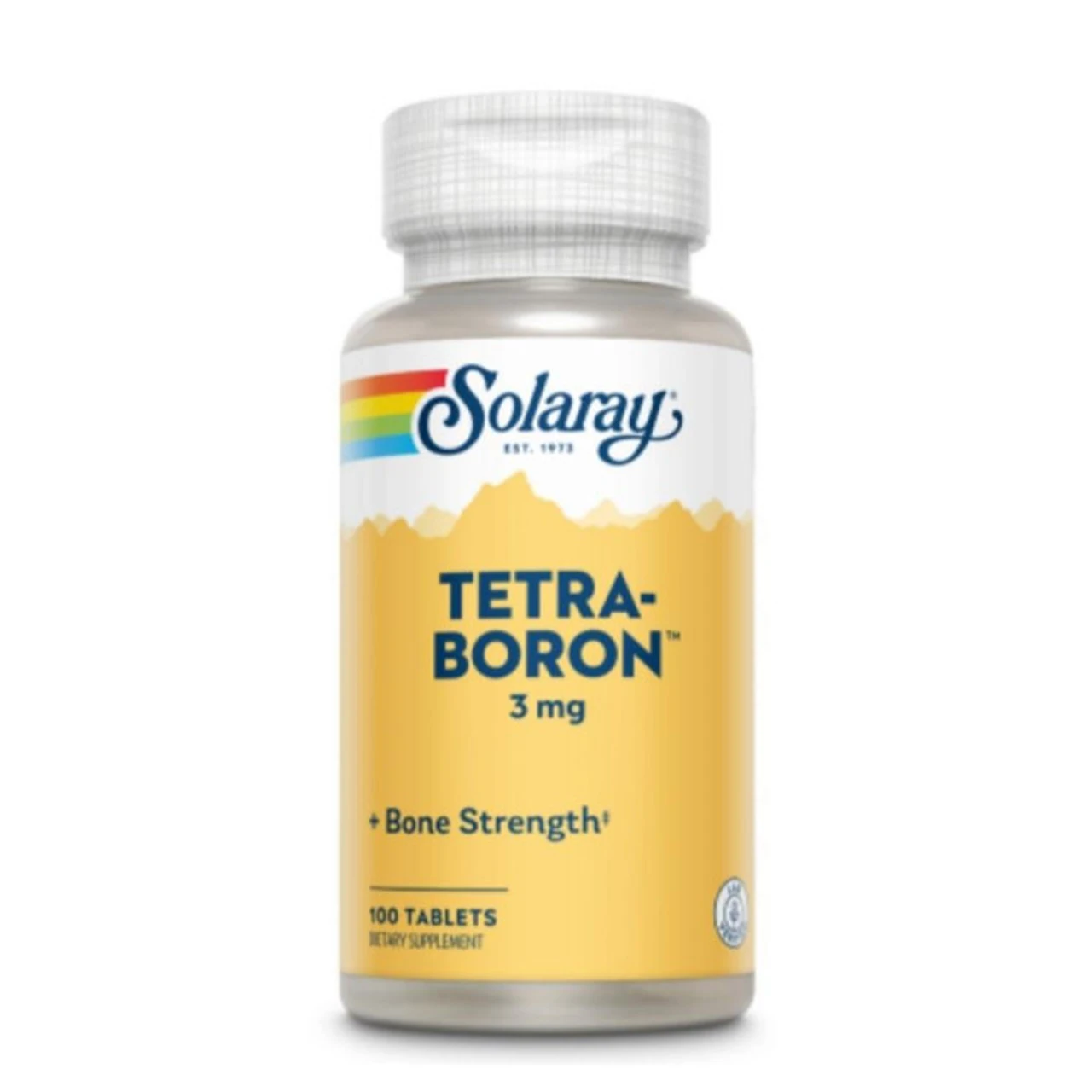 Solaray Tetra-Boron 3mg 100 Tabs 1 Solaray Tetra-Boron 3mg 100 Tabs