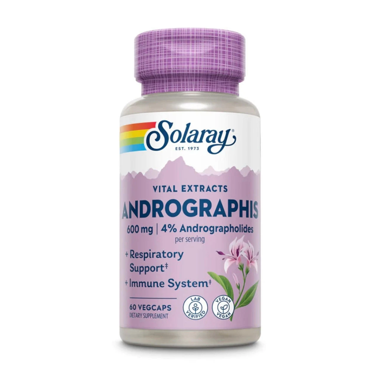 Solaray Andrographis Aerial Extract 600mg 60VC 1 Solaray Andrographis Aerial Extract 600mg 60VC