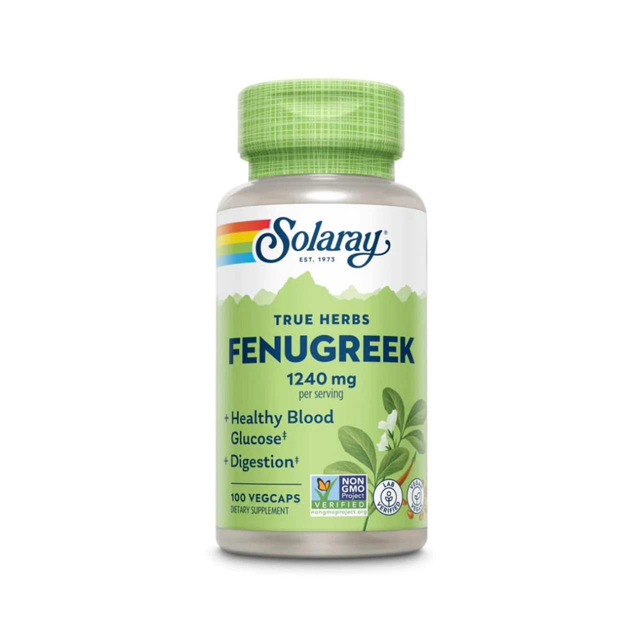 Solaray Fenugreek Seeds 620mg 100 Caps 1 Solaray Fenugreek Seeds 620mg 100 Caps