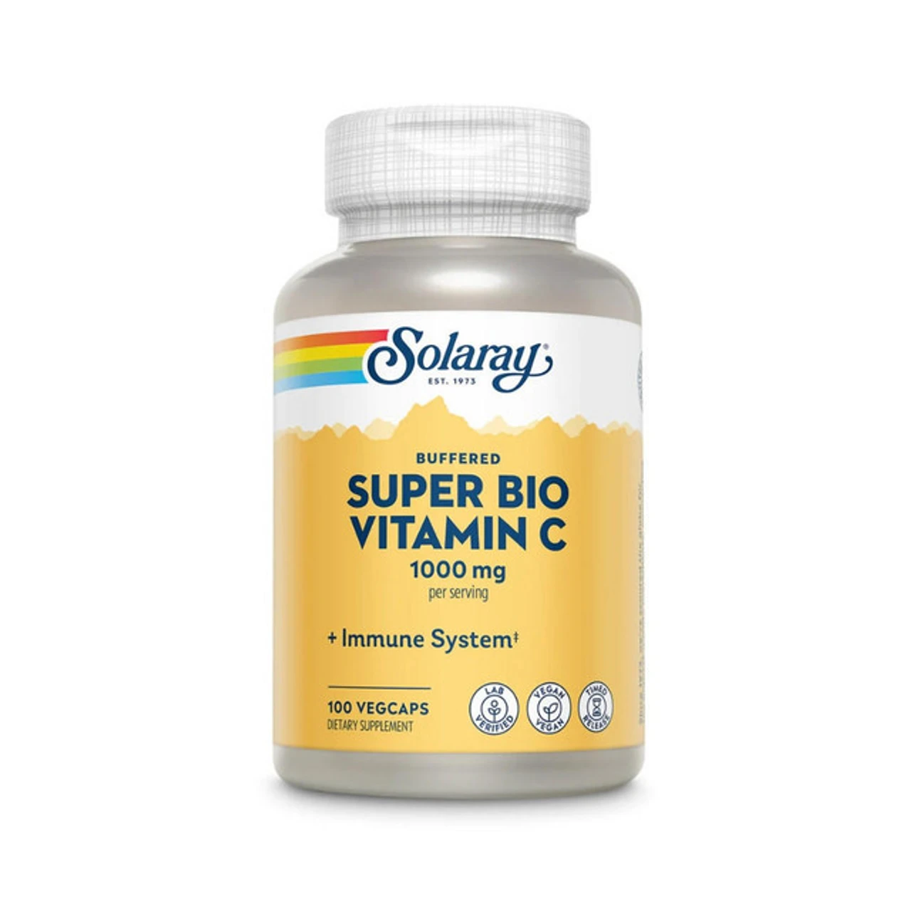 Solaray Buffered Super Bio Vitamin C 1000mg 100 Capsules