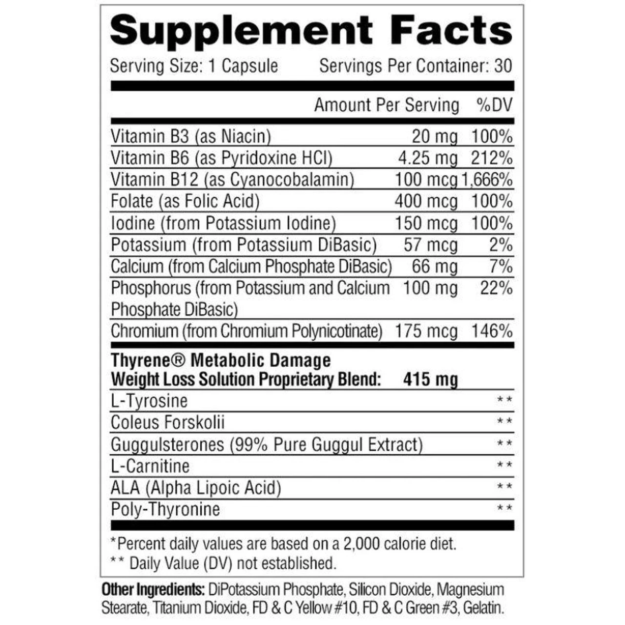 Metabolic Nutrition Synedrex & Thyrene Stack 3 Metabolic Nutrition Synedrex & Thyrene Stack - Image 3