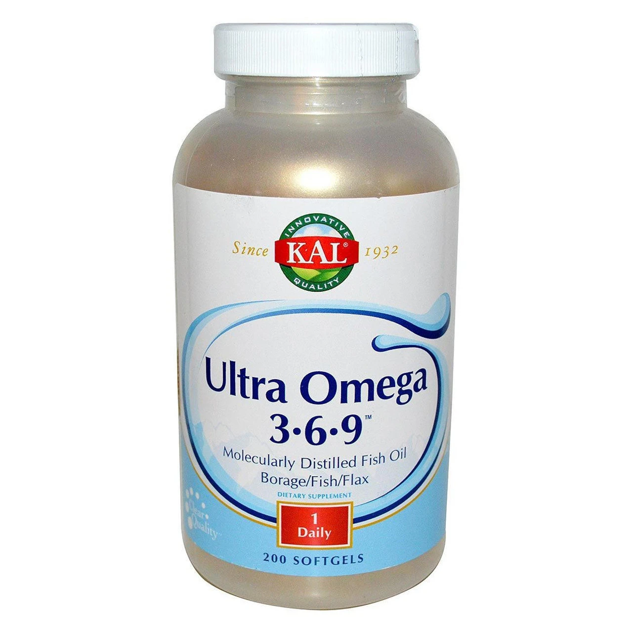 Kal Ultra Omega 3-6-9 Borage/Fish/Flax 200 Softgels 1 Kal Ultra Omega 3-6-9 Borage/Fish/Flax 200 Softgels