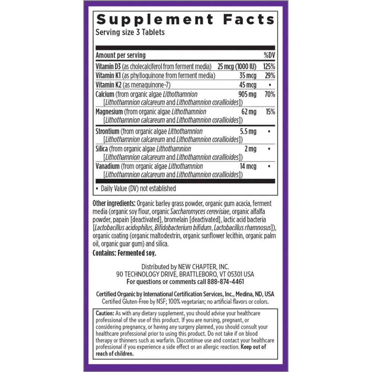 New Chapter Bone Strength Take Care 30 Tabs 2 New Chapter Bone Strength Take Care 30 Tabs - Image 2