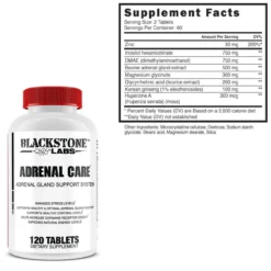 Blackstone Labs Adrenal Care 120 Tablets 6 Blackstone Labs Adrenal Care 120 Tablets -Now Foods Store Untitled design 11 33115.1704739588