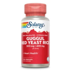 Solaray Guggul And Red Yeast Rice 120 Caps