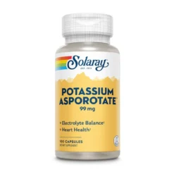 Solaray Potassium Asporotate 99mg 100 Caps
