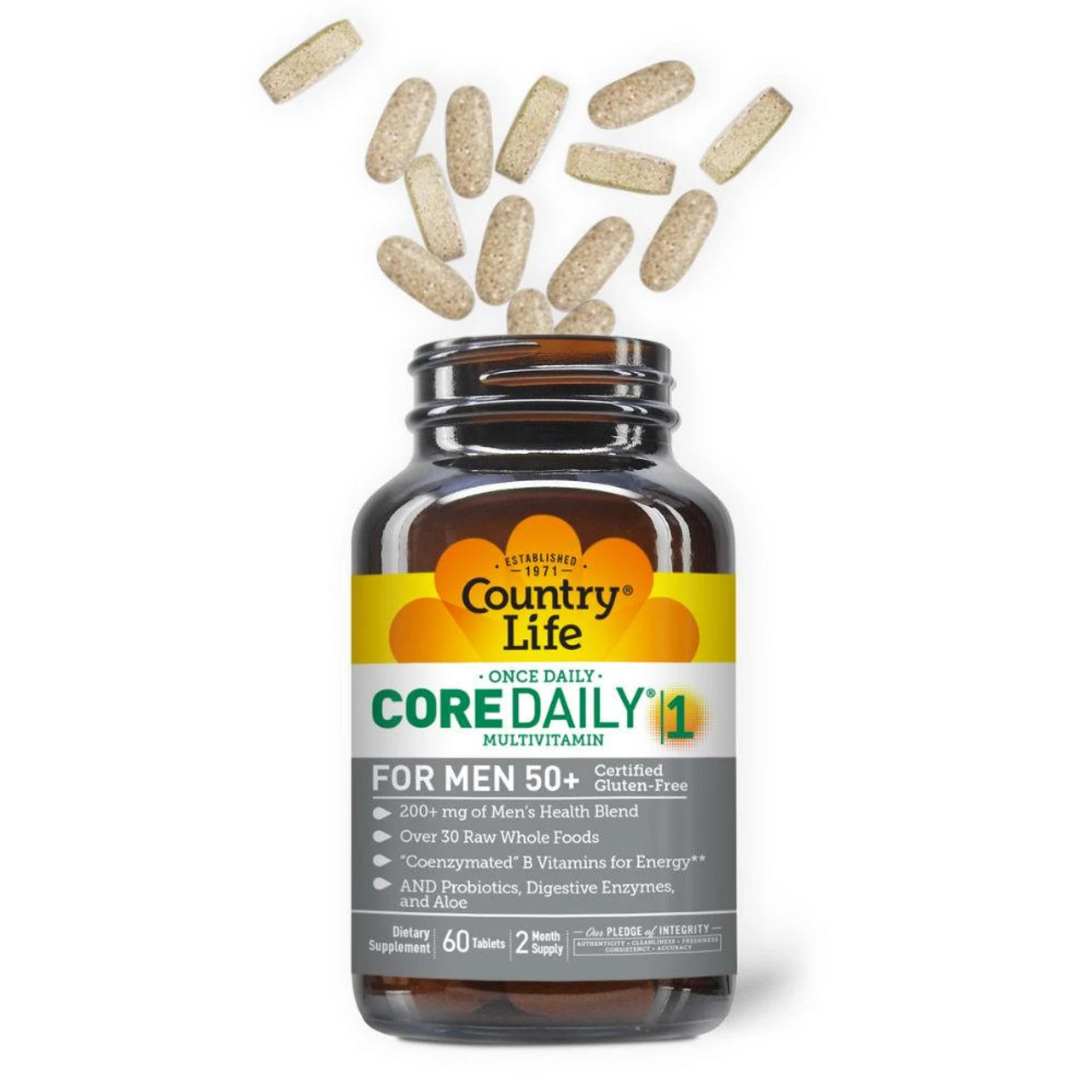 Country Life Core Daily-1 Men 50+ 60 Tabs 2 Country Life Core Daily-1 Men 50+ 60 Tabs - Image 2