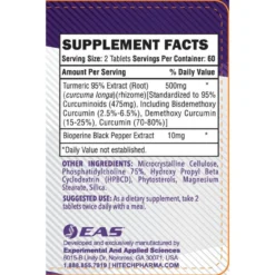 EAS Turmeric 500mg 120 Tablets 6 EAS Turmeric 500mg 120 Tablets -Now Foods Store Untitled design 16 47910.1702053677