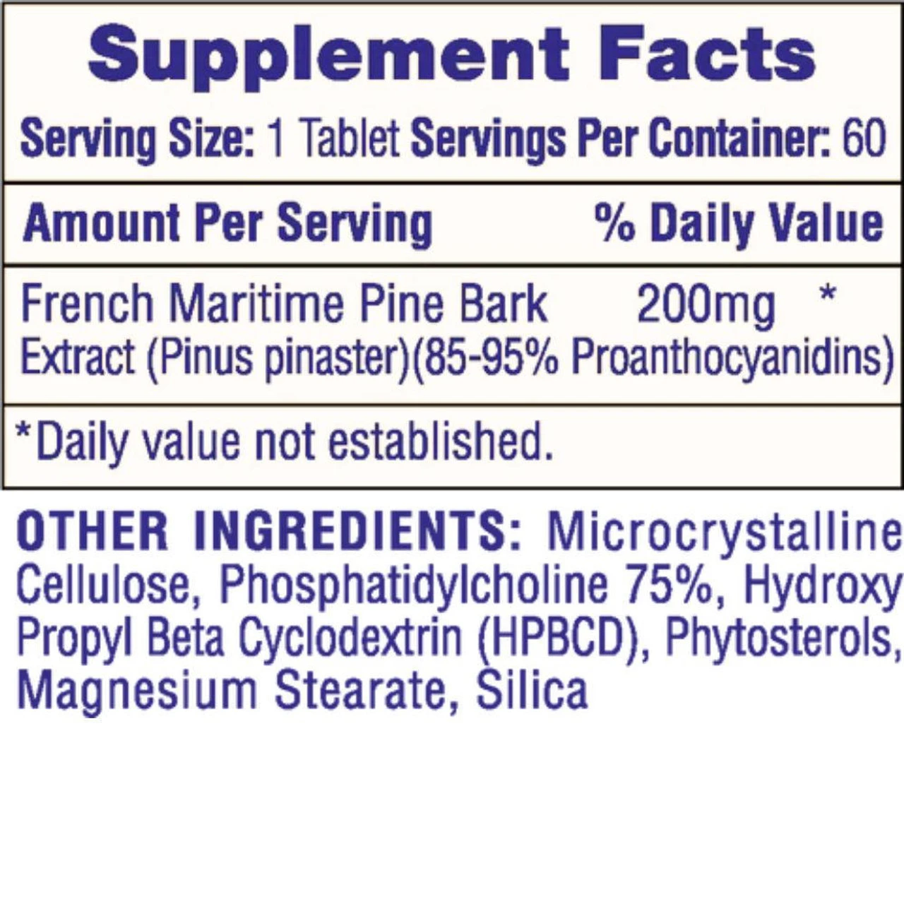 EAS Pine Bark 200mg 90 Tablets 2 EAS Pine Bark 200mg 90 Tablets - Image 2