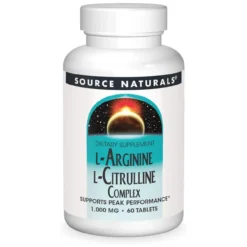 Source Naturals L-Arginine/L-Citrulline Complex 1000mg 60 Tabs