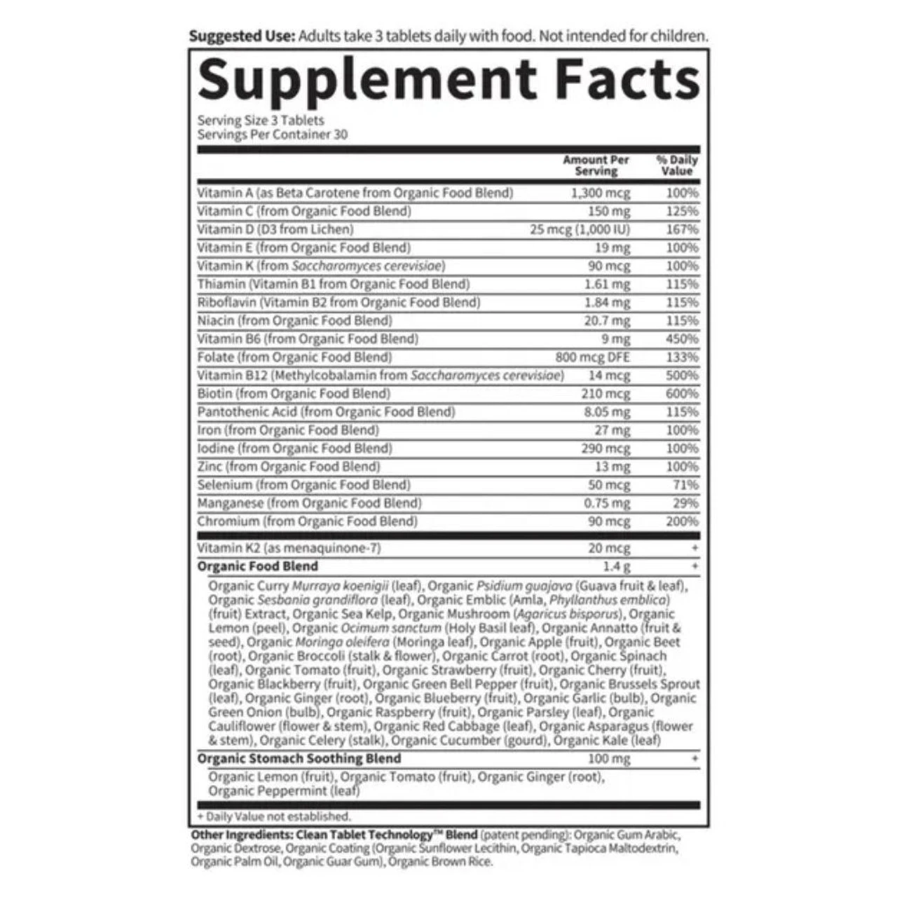 Garden Of Life MyKind Organics Prenatal (Non-GMO) Multi 90 Tabs 3 Garden Of Life MyKind Organics Prenatal (Non-GMO) Multi 90 Tabs - Image 3