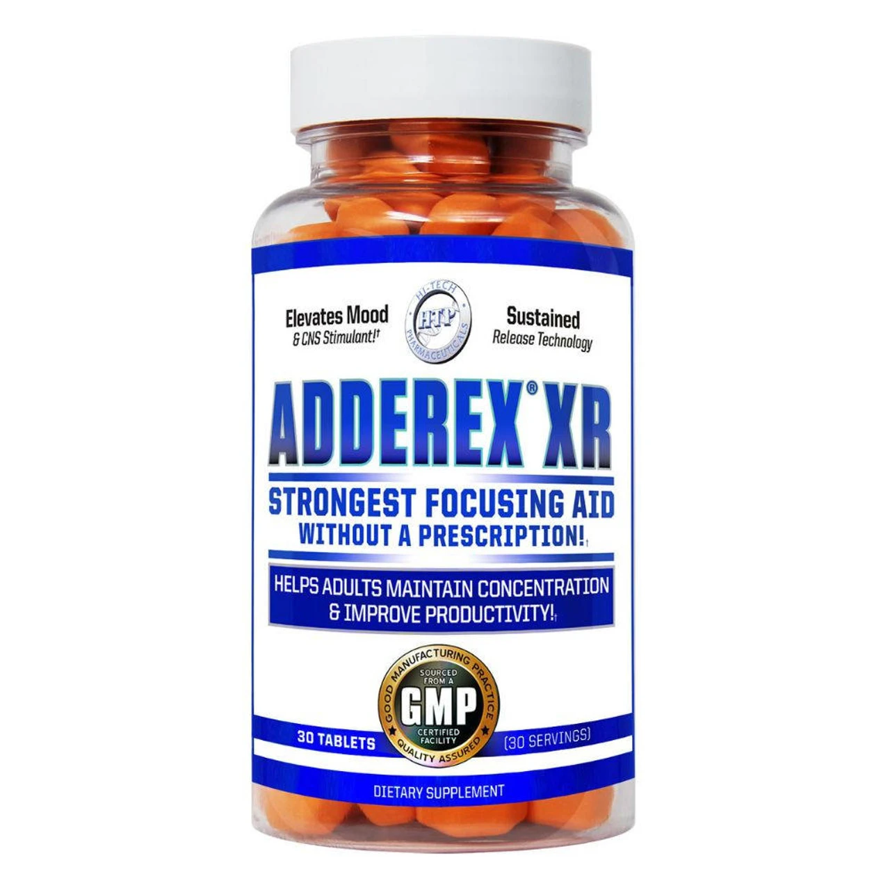 Hi-Tech Pharmaceuticals Adderex XR 30 Tablets 1 Hi-Tech Pharmaceuticals Adderex XR 30 Tablets