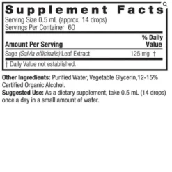 Nature's Answer Sage Leaf 1 Fl Oz 5 Nature's Answer Sage Leaf 1 Fl Oz -Now Foods Store Untitled design 22 09655.1707417431