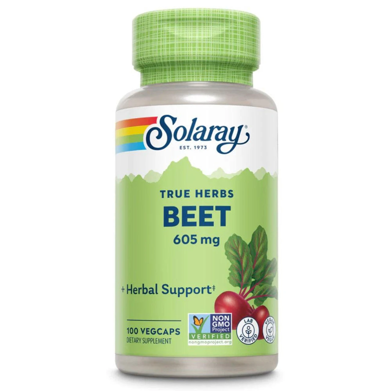 Solaray Beet Root 605mg 100 Veg Caps 1 Solaray Beet Root 605mg 100 Veg Caps