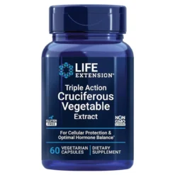 Life Extension Triple Action Cruciferous Vegetable Extract 60 Capsules