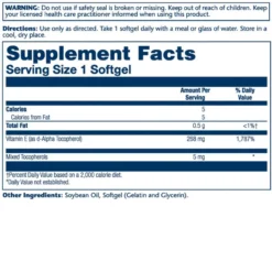Solaray Vitamin E 400 IU 50 Softgels -Now Foods Store Untitled design 25 00568.1707418480