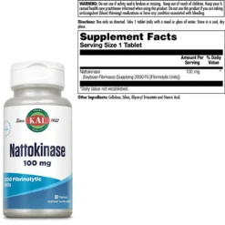 KAL Nattokinase 100mg 30 Tablets 7 KAL Nattokinase 100mg 30 Tablets -Now Foods Store Untitled design 28 24039.1702147840