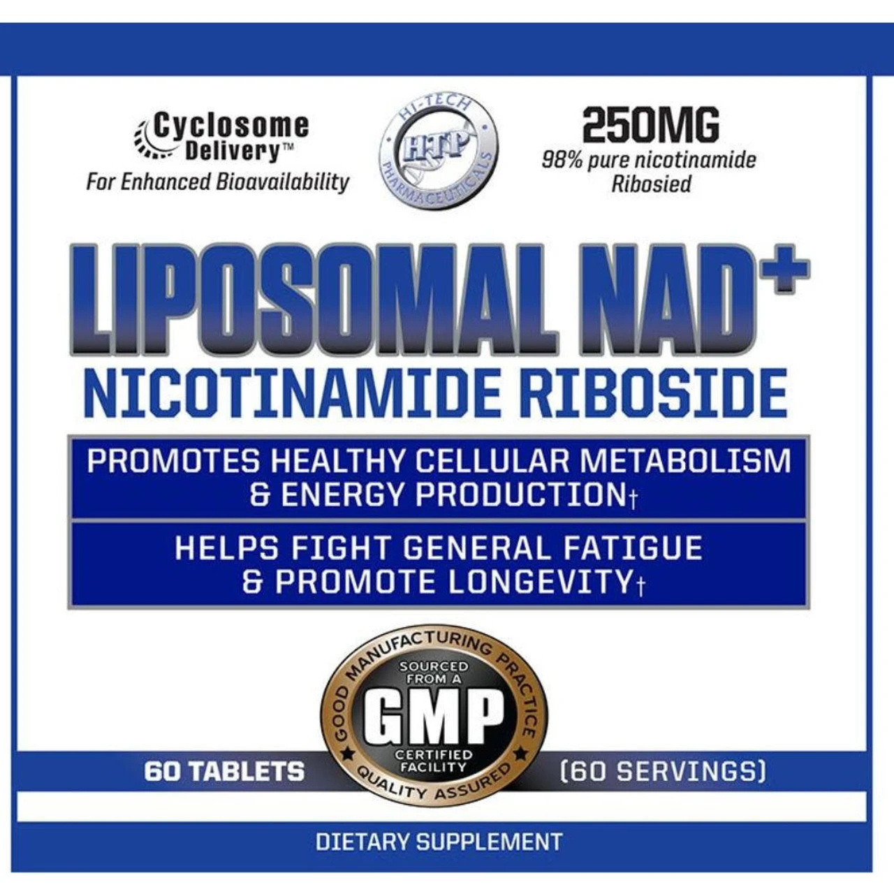 Hi-Tech Pharmaceuticals Liposomal NAD+ 60 Tablets 5 Hi-Tech Pharmaceuticals Liposomal NAD+ 60 Tablets - Image 5