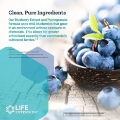 Life Extension Blueberry Extract With Pomegranate 60 Vegecaps -Now Foods Store Untitled design 2 58383.1707419682