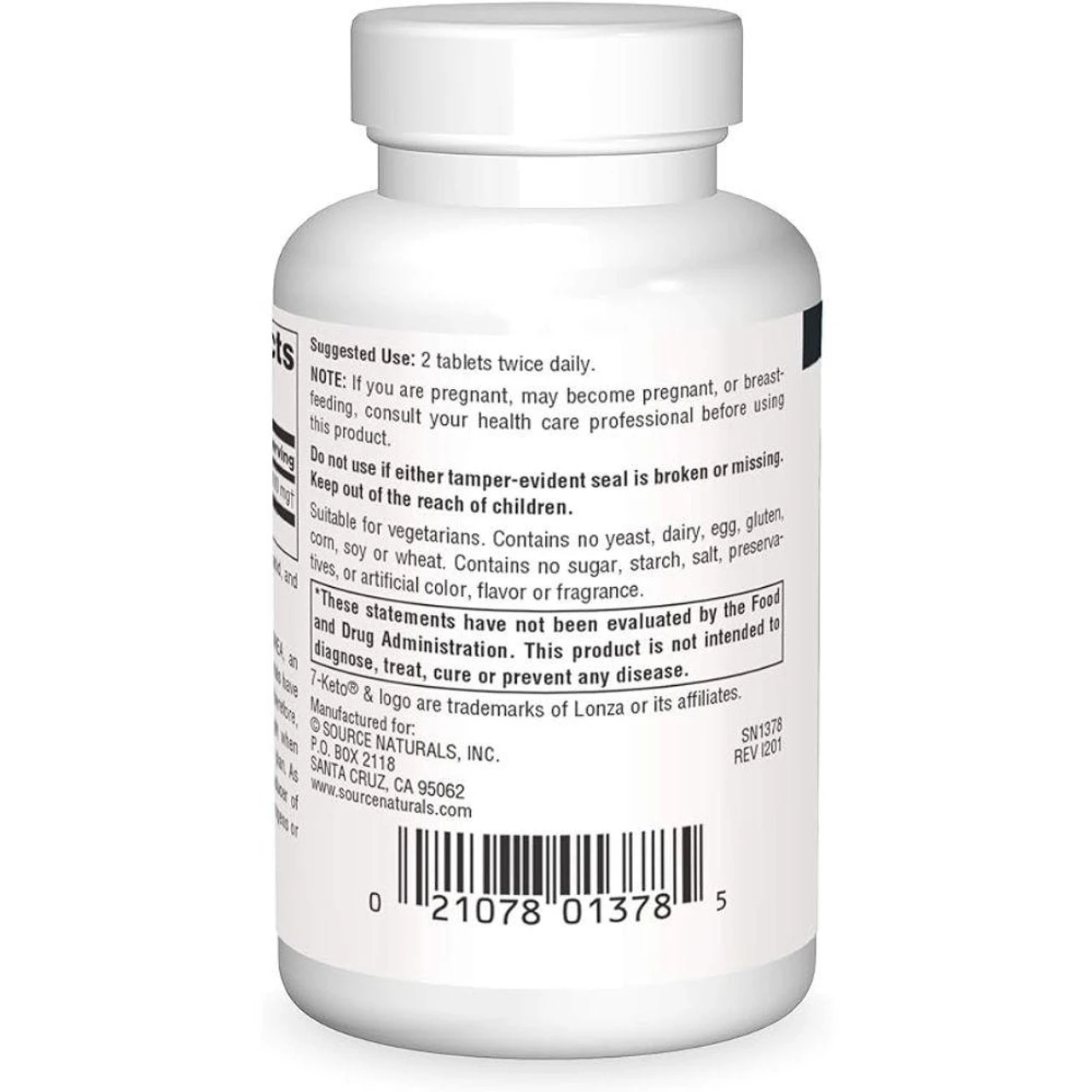 Source Naturals 7-Keto DHEA 50mg 60 Tablets 4 Source Naturals 7-Keto DHEA 50mg 60 Tablets - Image 4