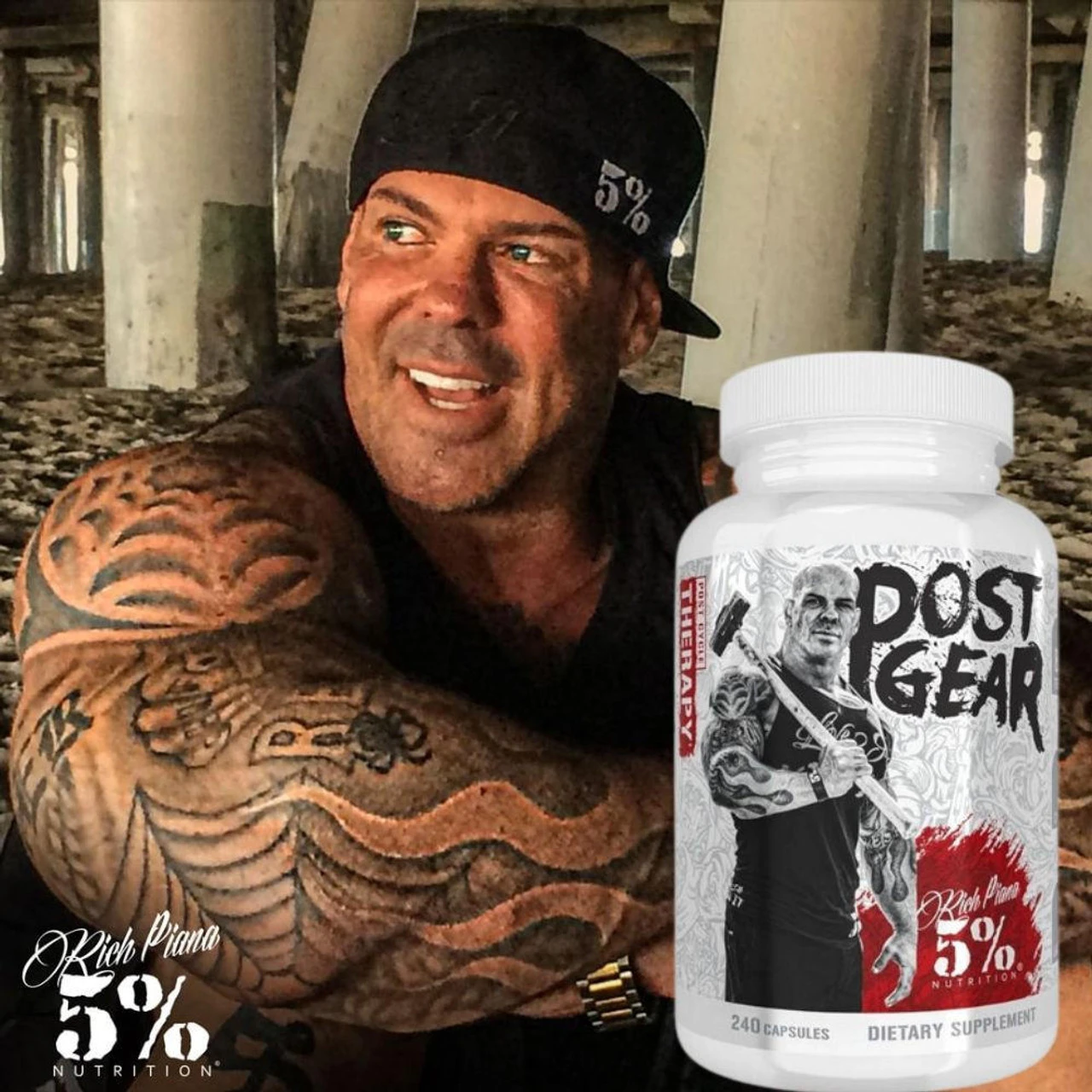 5% Nutrition Post Gear 240 Capsules 3 5% Nutrition Post Gear 240 Capsules - Image 3
