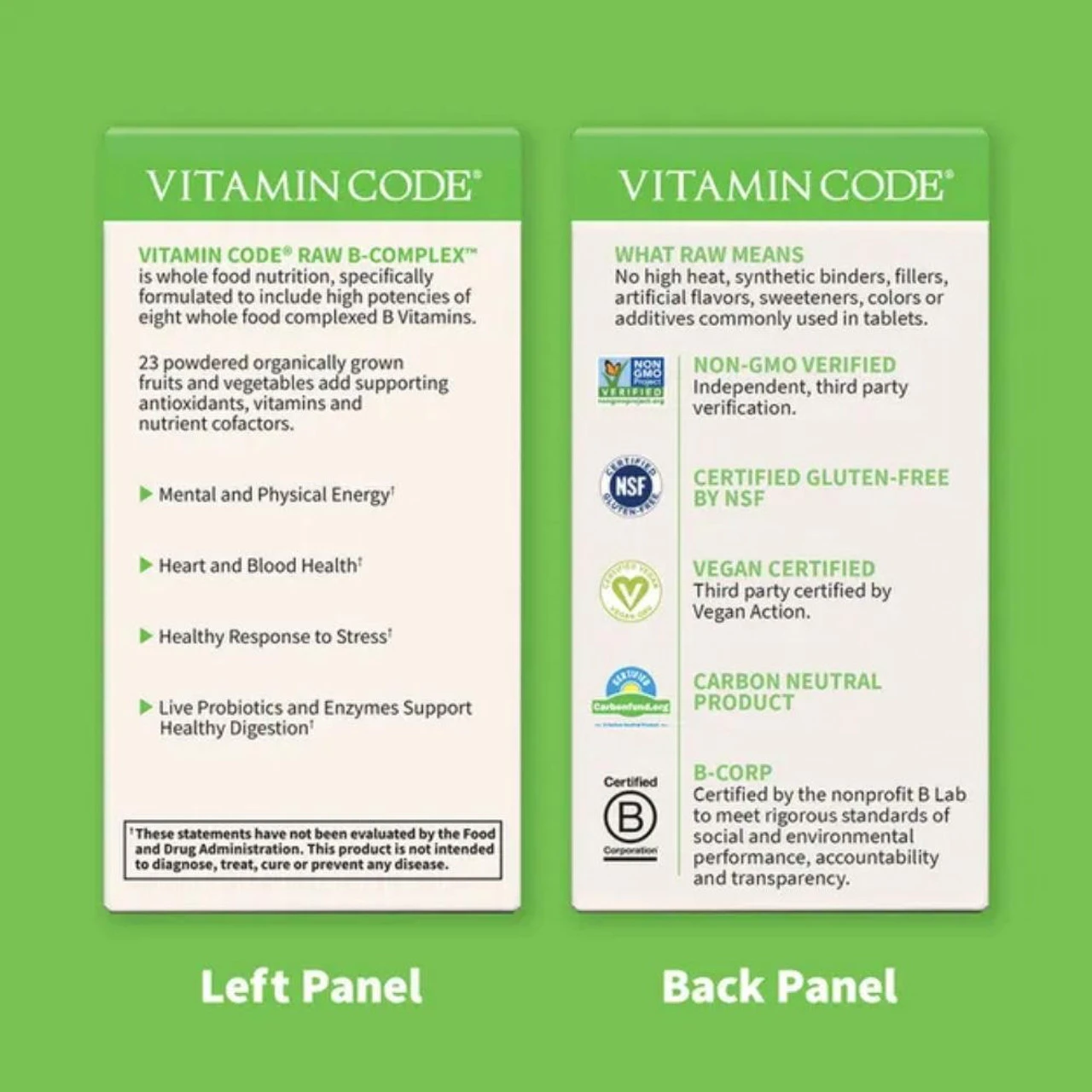 Garden Of Life Vitamin Code Raw B-Complex 120 Vege Caps 6 Garden Of Life Vitamin Code Raw B-Complex 120 Vege Caps - Image 6