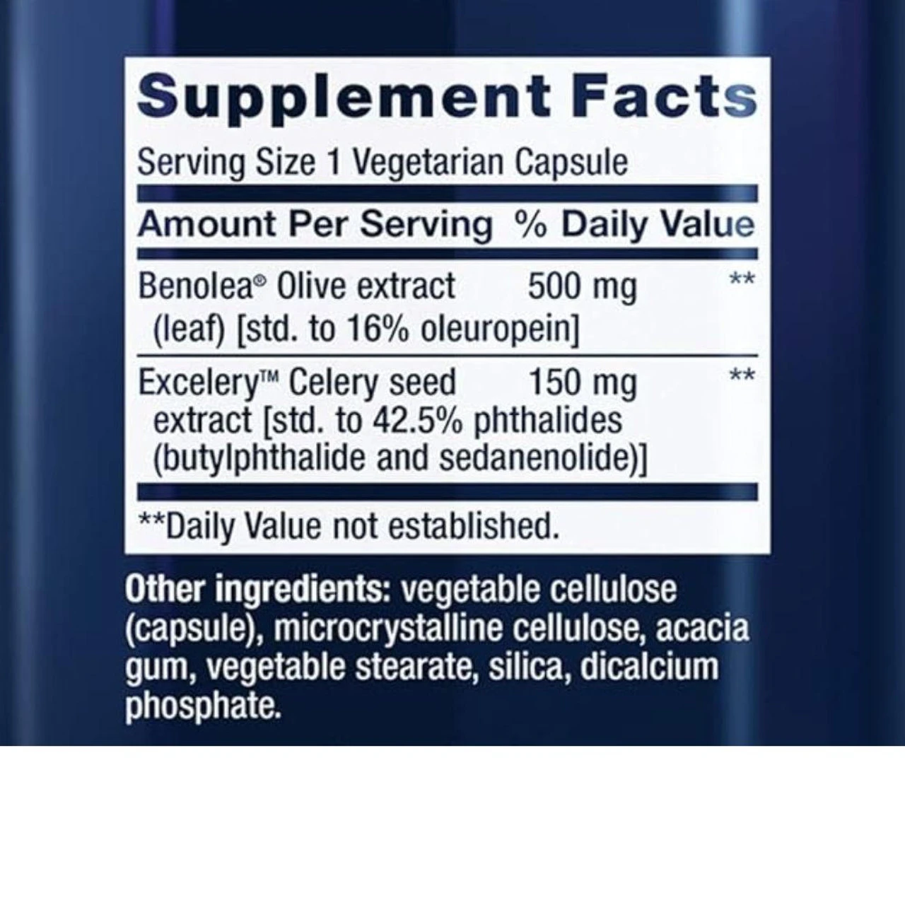 Life Extension Advanced Olive Leaf Vascular Support 60 Vege Caps 3 Life Extension Advanced Olive Leaf Vascular Support 60 Vege Caps - Image 3