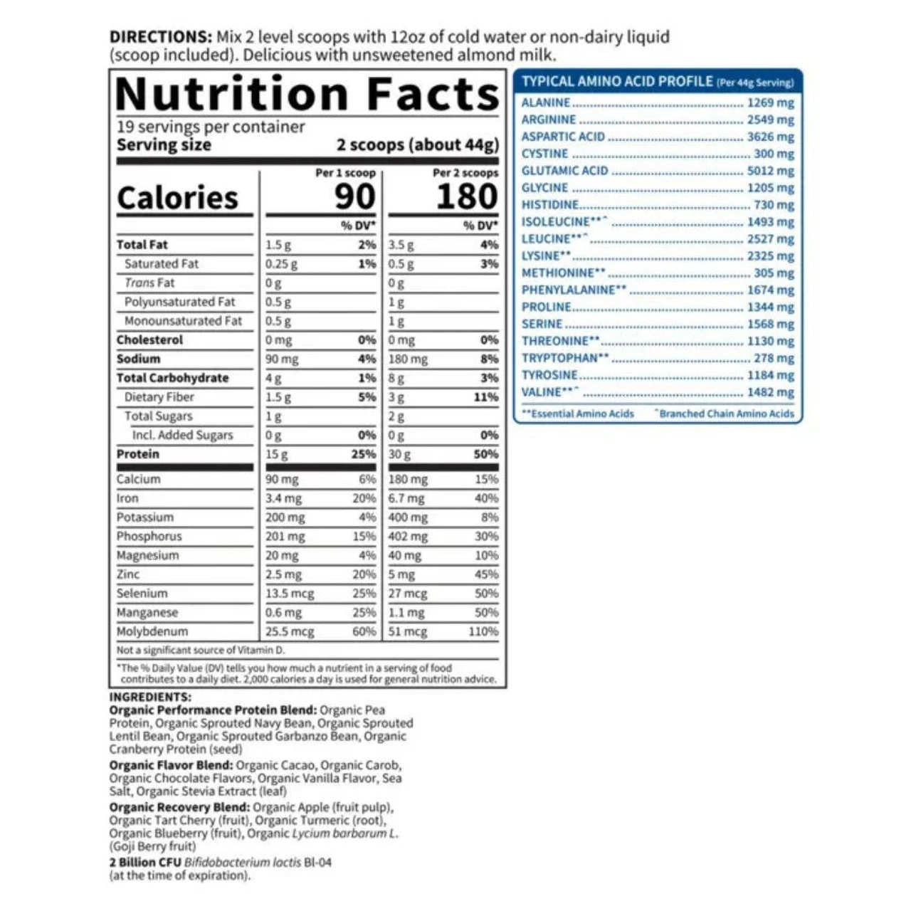 Garden Of Life Organic Plant-Based Protein 3 Garden Of Life Organic Plant-Based Protein - Image 3