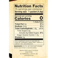 Now Foods Xylitol Plus Packets 75 / Box -Now Foods Store Untitled design 4 20917.1707419097