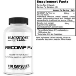 Blackstone Labs Recomp Rx 120 Capsules 6 Blackstone Labs Recomp Rx 120 Capsules -Now Foods Store Untitled design 4 51563.1704736747