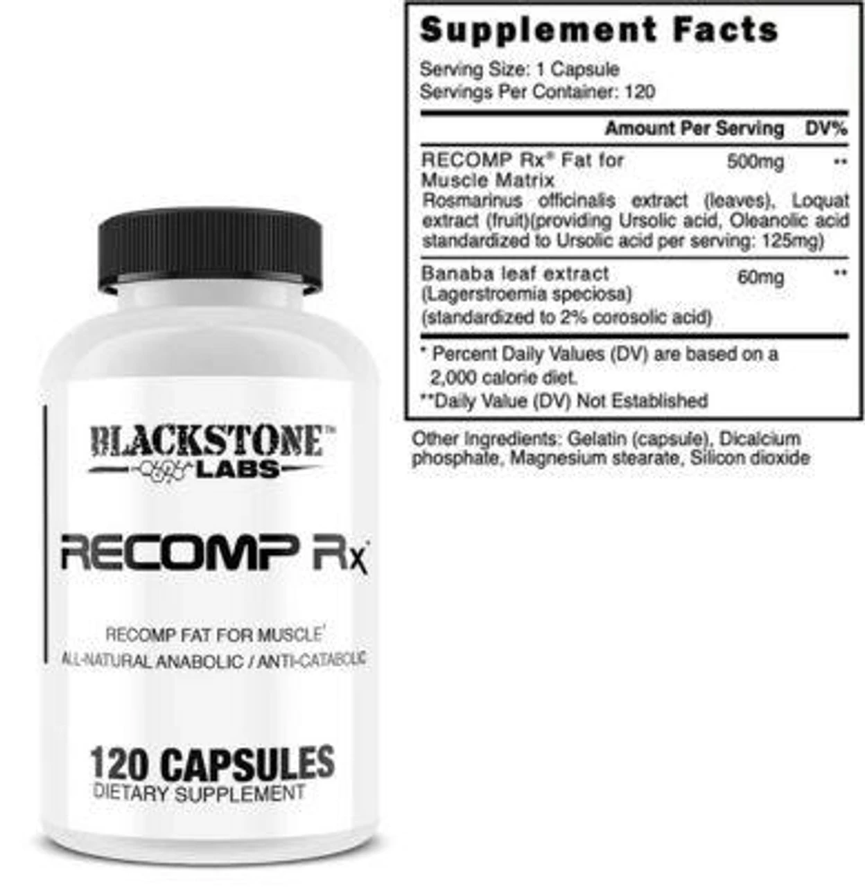 Blackstone Labs Recomp Rx 120 Capsules 3 Blackstone Labs Recomp Rx 120 Capsules - Image 3