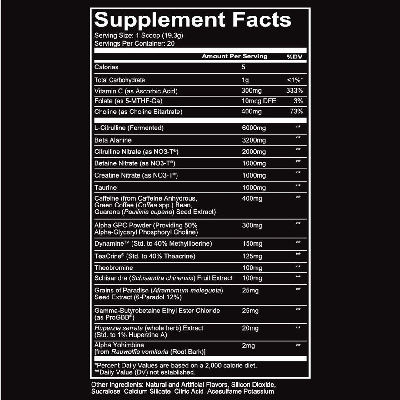 Redcon1 Total War Black Ops 20 Servings 4 Redcon1 Total War Black Ops 20 Servings - Image 4