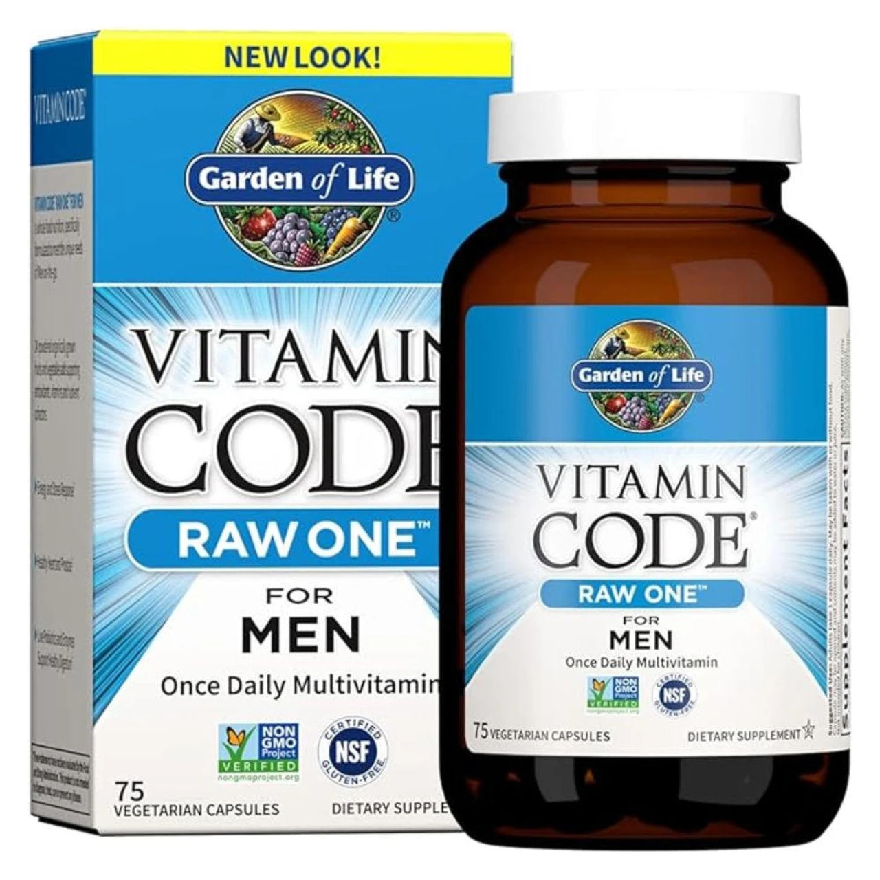 Garden Of Life Vitamin Code Raw One For Men 75 Caps 1 Garden Of Life Vitamin Code Raw One For Men 75 Caps