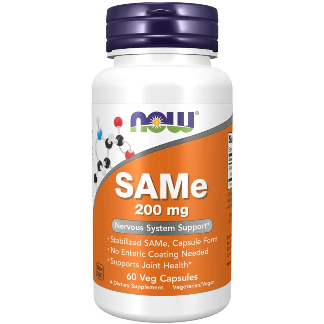 Now Foods SAMe 200mg 60 Veg Caps 1 Now Foods SAMe 200mg 60 Veg Caps