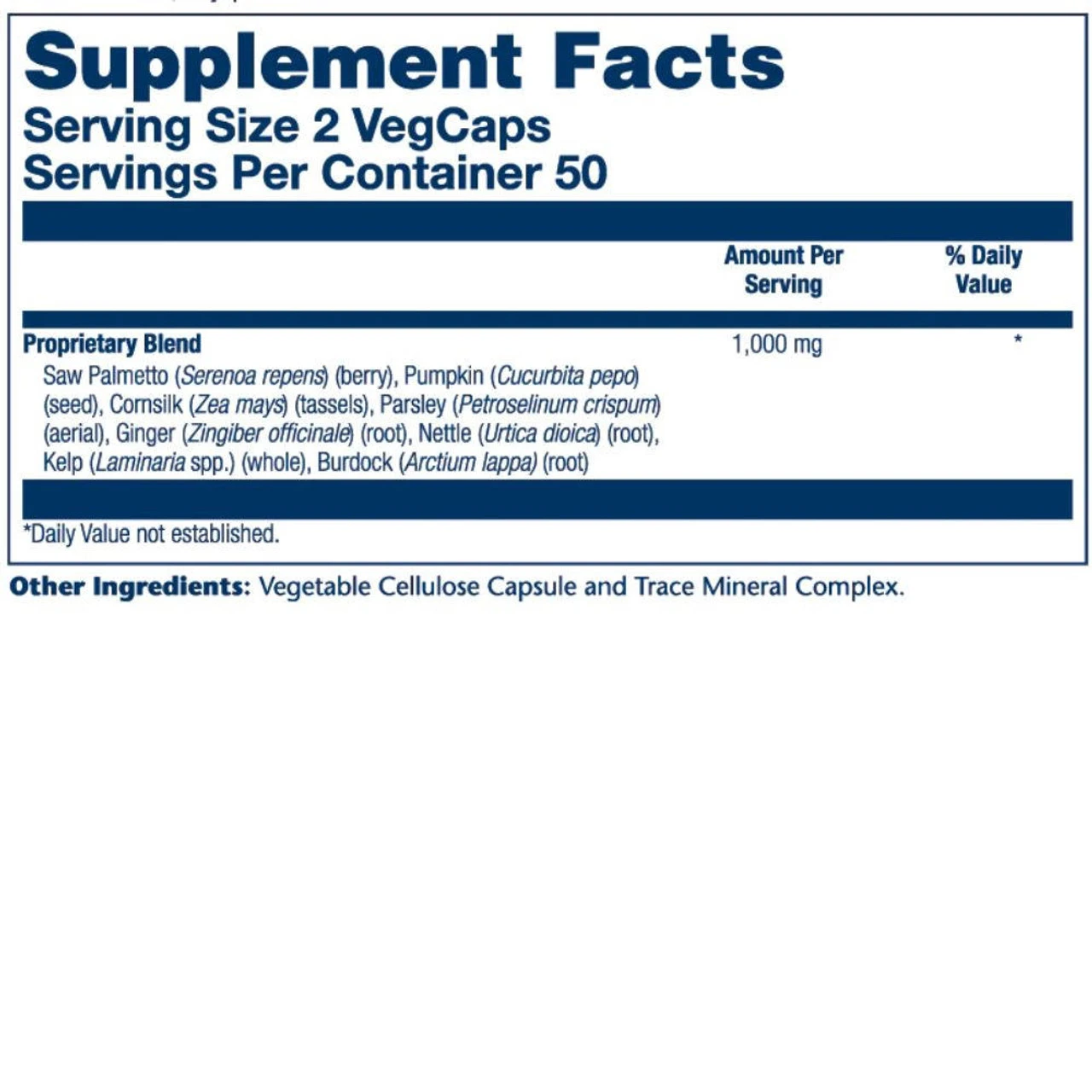 Solaray Prostate Blend SP-16 100 Capsules 3 Solaray Prostate Blend SP-16 100 Capsules - Image 3