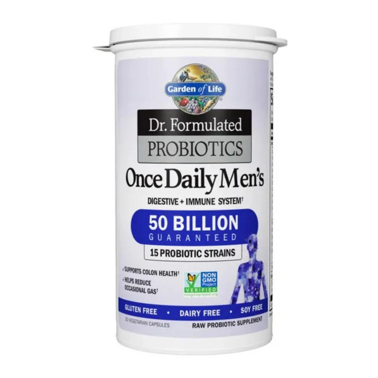 Garden Of Life Dr. Formulated Probiotics Once Daily Men's 30 Vege Caps 2 Garden Of Life Dr. Formulated Probiotics Once Daily Men's 30 Vege Caps - Image 2