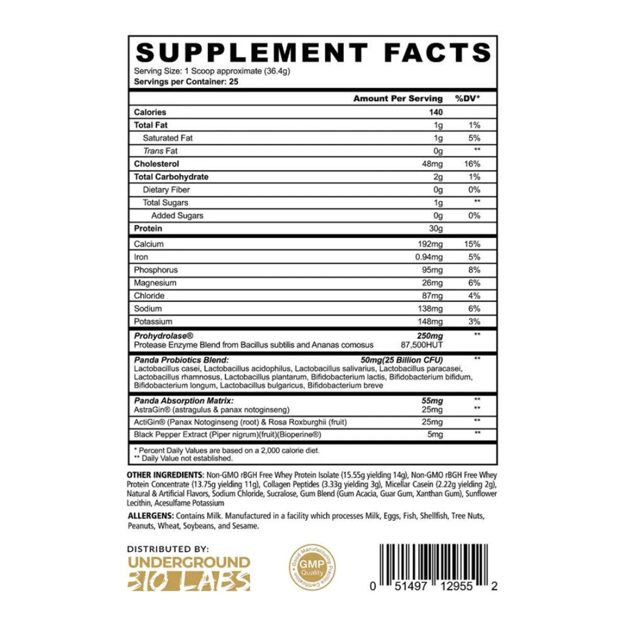 Panda Supps Fuel Protein 25 Servings 3 Panda Supps Fuel Protein 25 Servings - Image 3